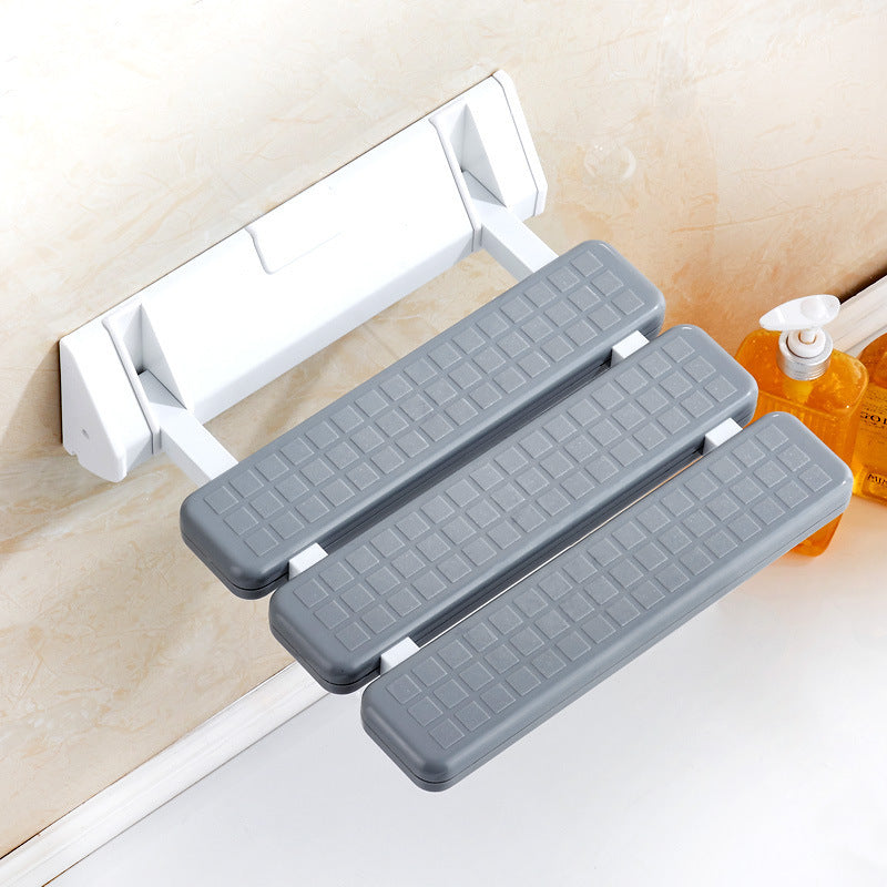 Bathroom Wall Hanging Bath Stool Safe And Non-slipping Bathroom Folding Stool Barrier-free Elderly