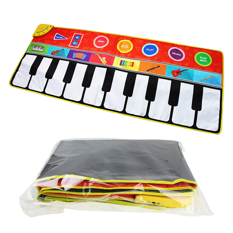 Piano blanket for babies and children