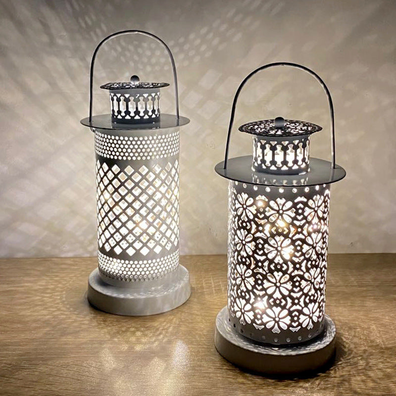 Creative Hollow Wind Lanterns Home Decoration Iron Crafts