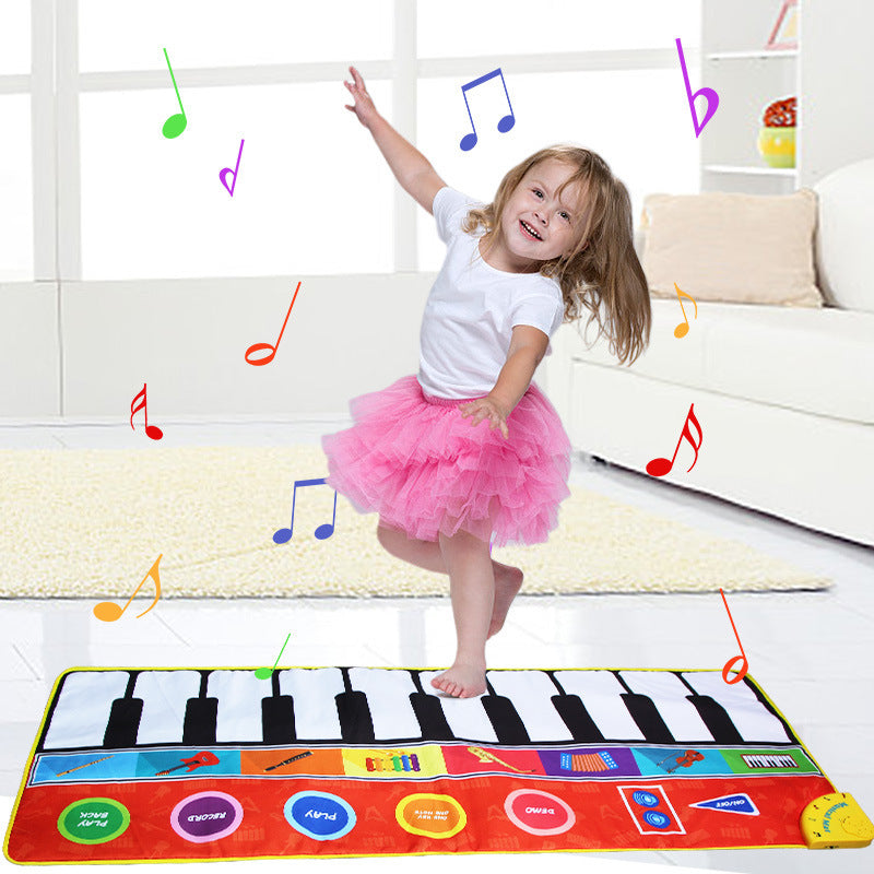 Piano blanket for babies and children