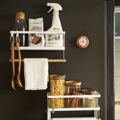 Foldable kitchen magnetic iron art rack