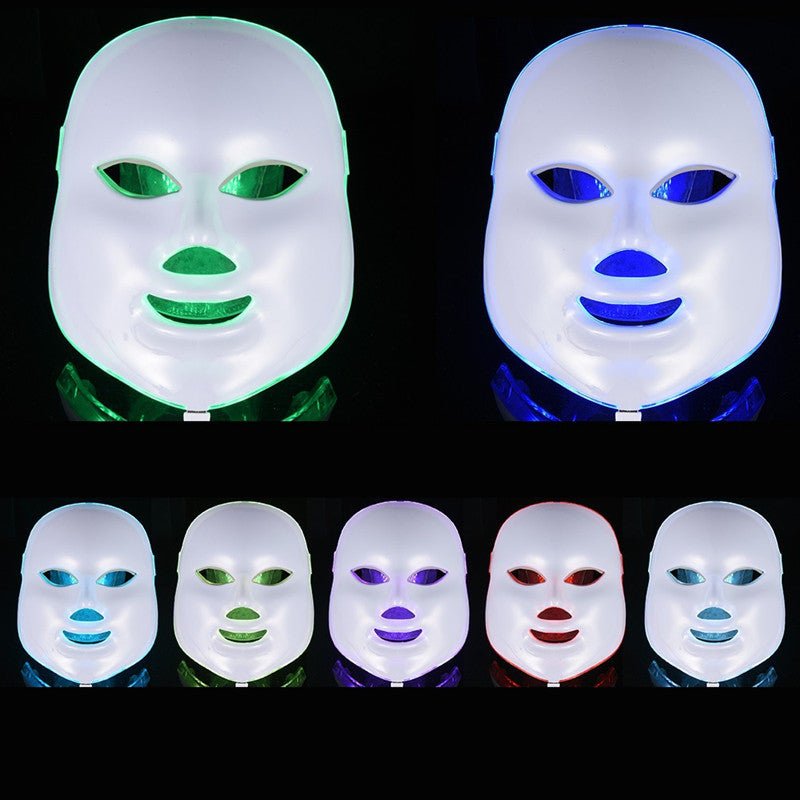 LED Beauty Mask 7 Color Light Home Beauty Instrument