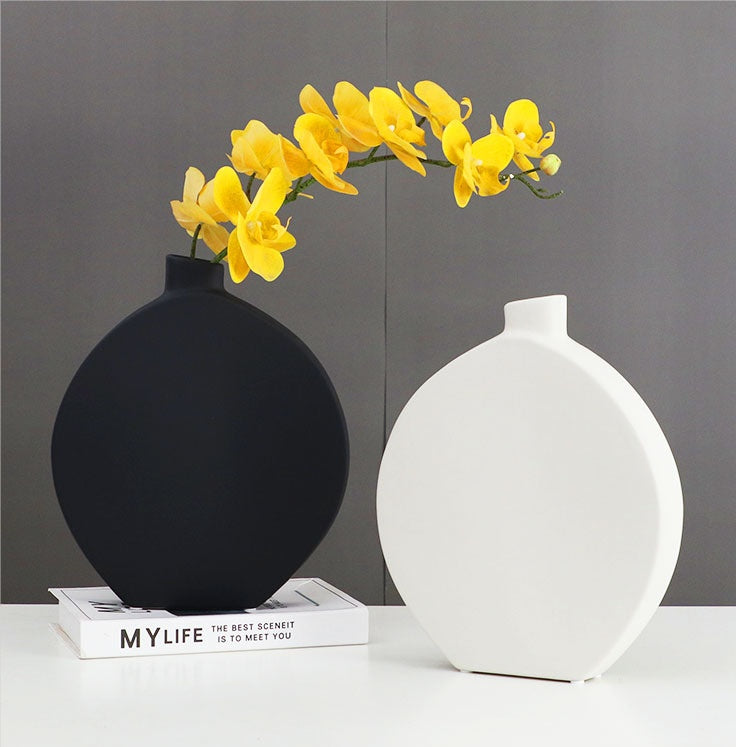 New Chinese White Ceramic Vase Home Model Room