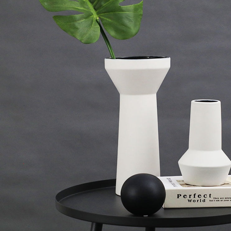 New Chinese White Ceramic Vase Home Model Room