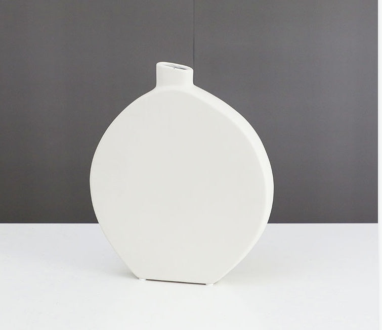 New Chinese White Ceramic Vase Home Model Room