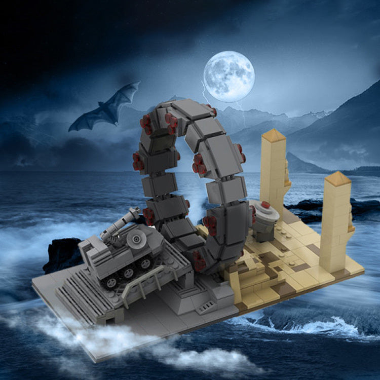 Moc-27131 Space War Stargate Command Model Star Interstellar Travel Toys Wars Set Toys Kids Gifts Building Blocks Toys