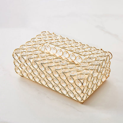 Net Celebrity Crystal Paper Box Home Living Room Tissue Box Creative Light Luxury High-end Paper Box