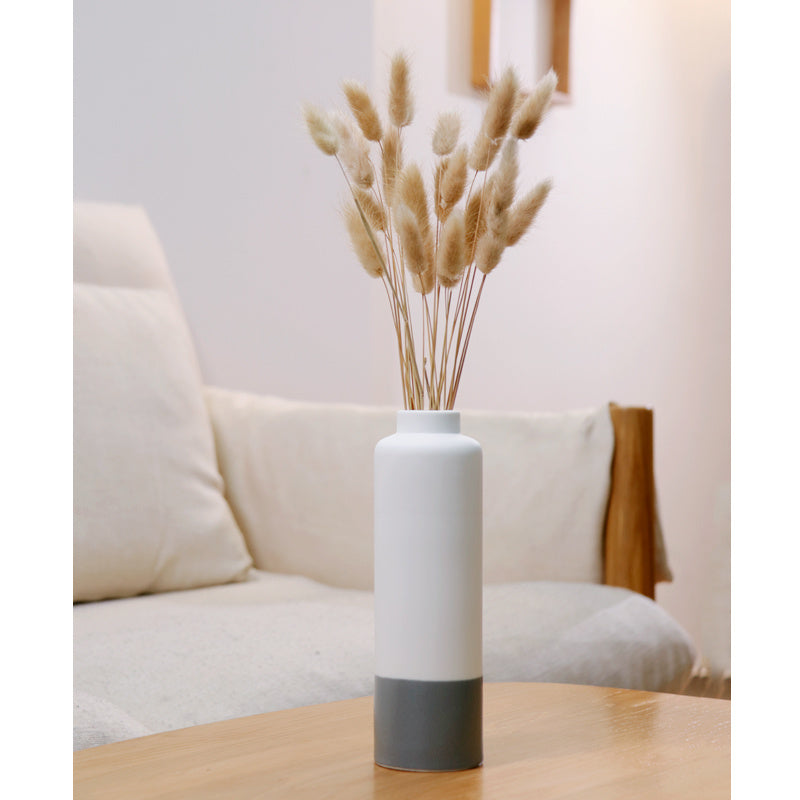 Simple Japanese-Style Vase, Ceramics, Literary, Fresh, Hydroponic, Nordic Home Accessories, Ornaments, Flowers And Dried Flowers