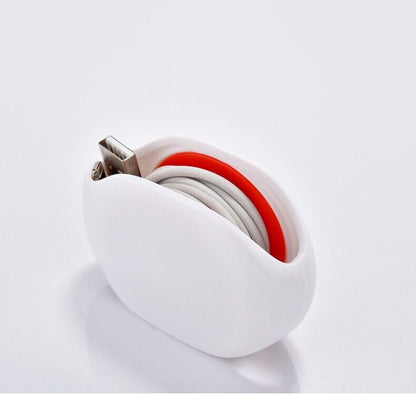 Headphone Cable Organizer, Automatic Recovery Cable Take-Up,Automatic Shrinkage Storage Box