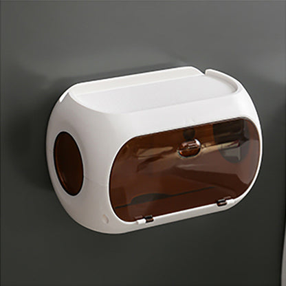 Fashionable Multifunctional Waterproof Tissue Box Suction Wall On Bathroom Wall