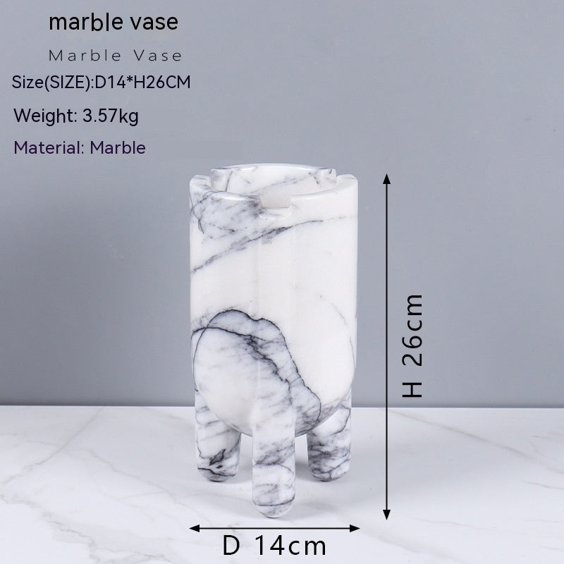 Marble Hydroponic Green Plant Soft Home Decoration Decorative Vase