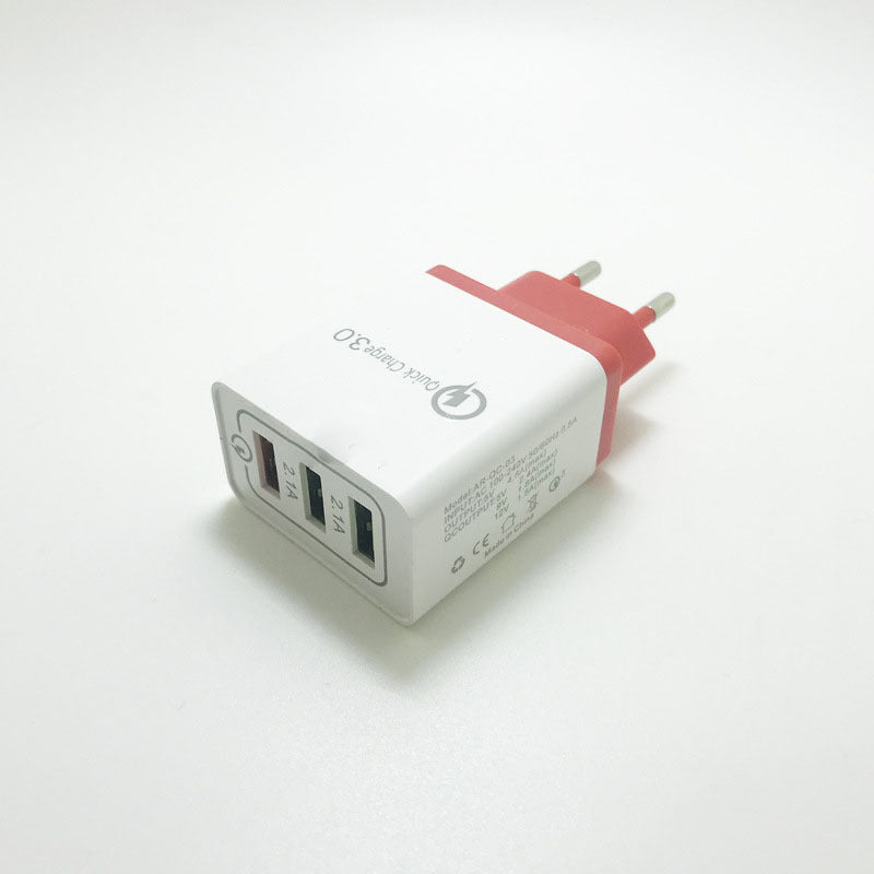 Plastic Multi-port USB Charger