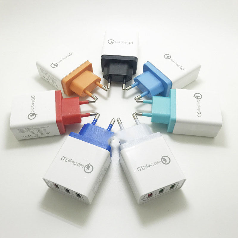 Plastic Multi-port USB Charger