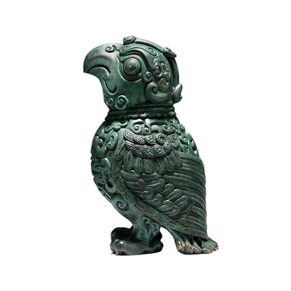 Home Accessories Copper Artifact Zhantong Bird Zun Bronze