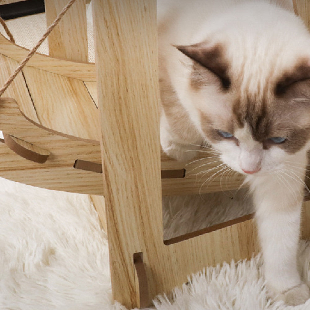 New Wooden Hanging Pet Hammock