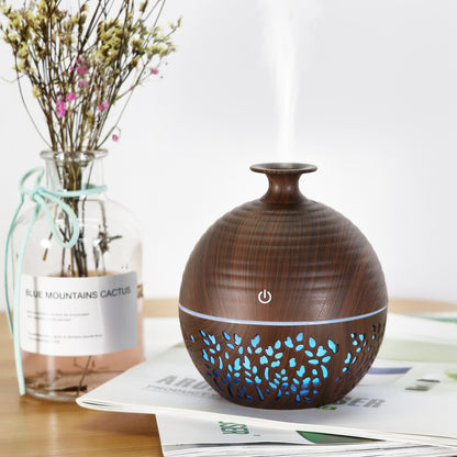 Home Portable Mini Hollow Aroma Diffuser Humidifier