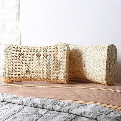 Rattan Pillow Neck Protector Hollow Pillow Health Bamboo