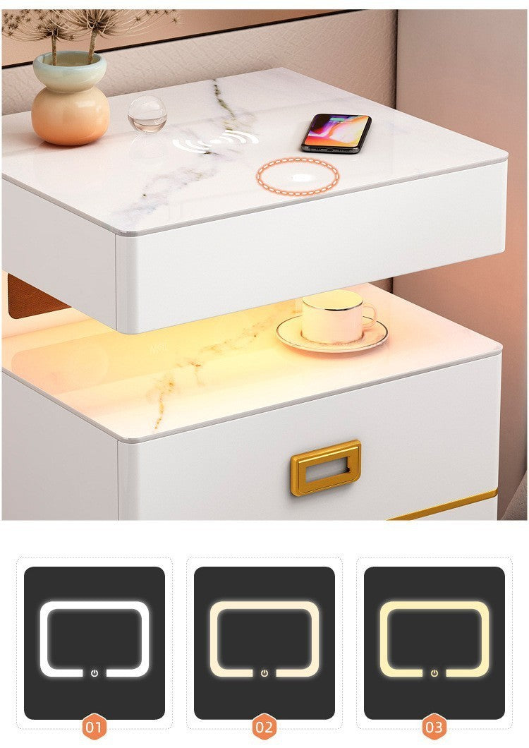 Intelligent Bedside Table Multi-function Speaker With Fingerprint Lock