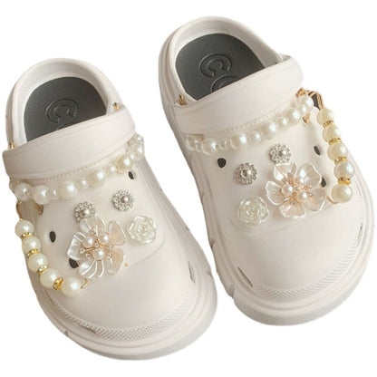 Croc Accessories Fashion Accessories Pearl Flowers