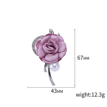 Fashion Clothing Accessories Rose Brooch