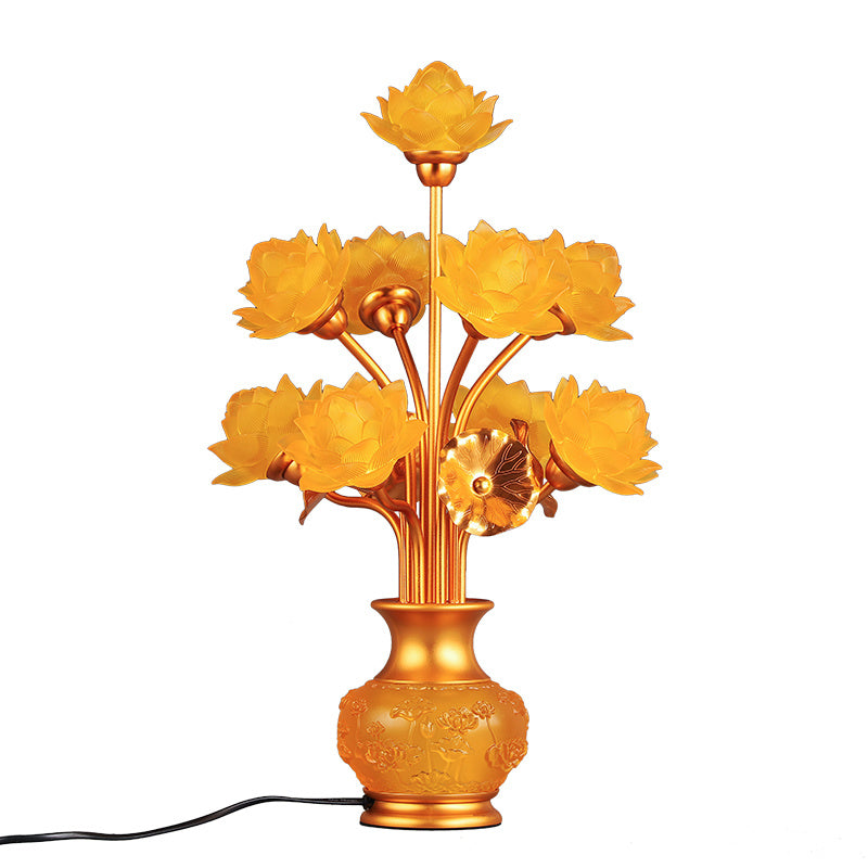 Lotus Lamp For Buddha LED Home Use