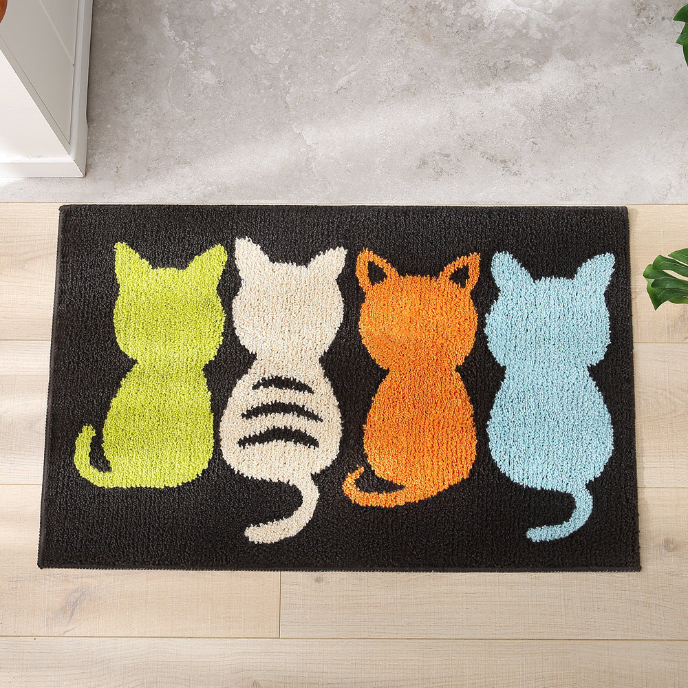 Cartoon Bathroom Absorbent Non-slip Carpet