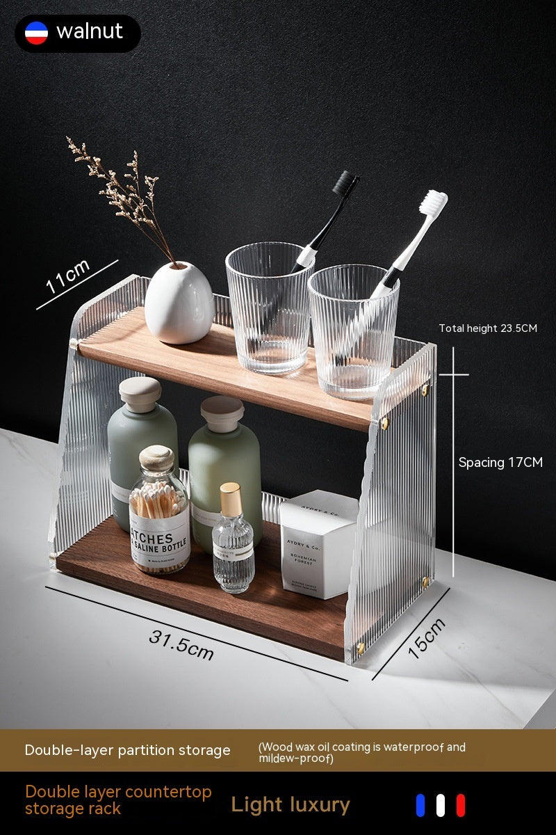 Bathroom Countertop Commodity Shelf Acrylic Storage Rack