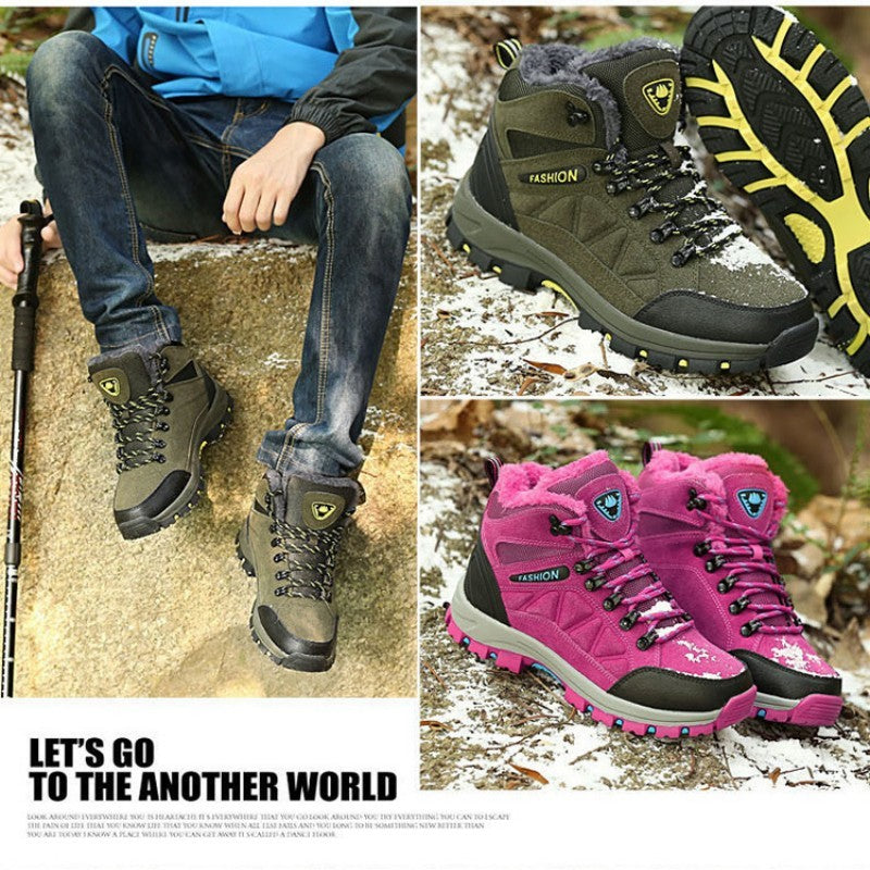 Winter Outdoors High Cotton-padded Shoes Sports Climbing Shoes