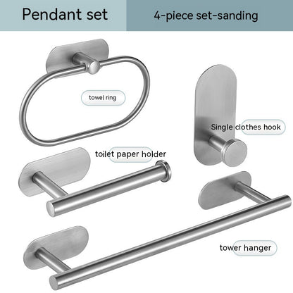 Single Bar Towel Rack Bathroom Hook Bathroom Pendant