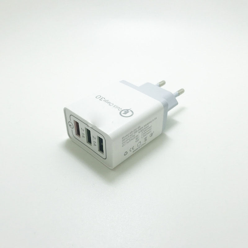 Plastic Multi-port USB Charger