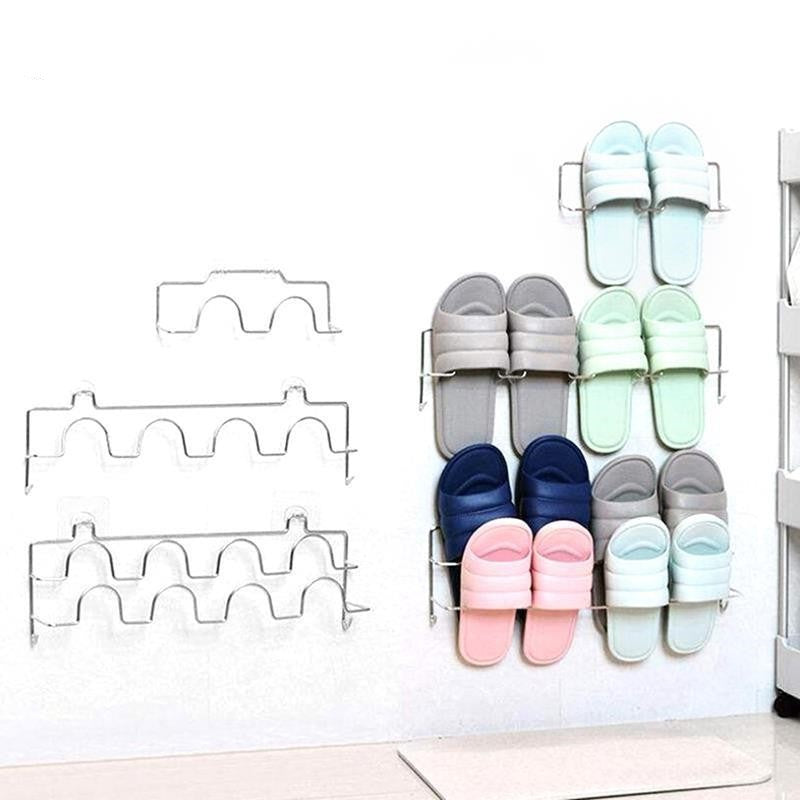 Stainless Steel Household Bathroom Slipper Rack