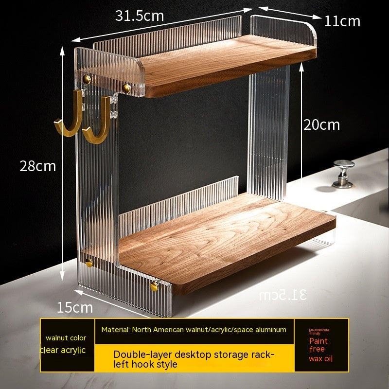 Bathroom Countertop Commodity Shelf Acrylic Storage Rack