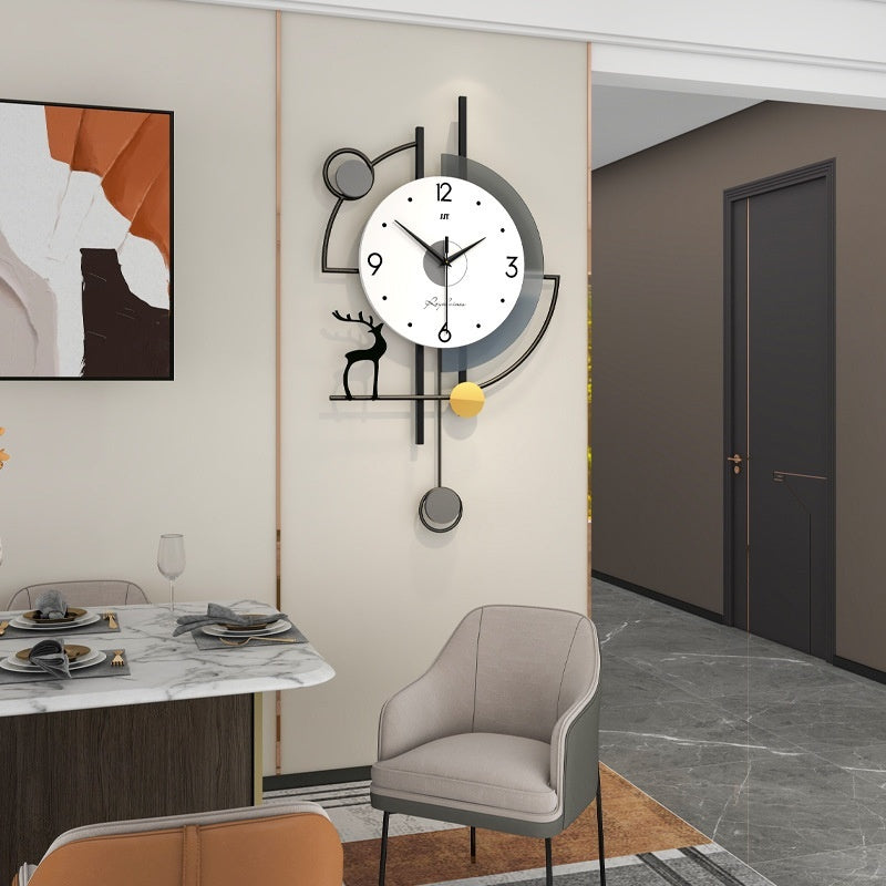 Custom Fashion Nordic Modern Simple Home Decorative Creative Wall Clock