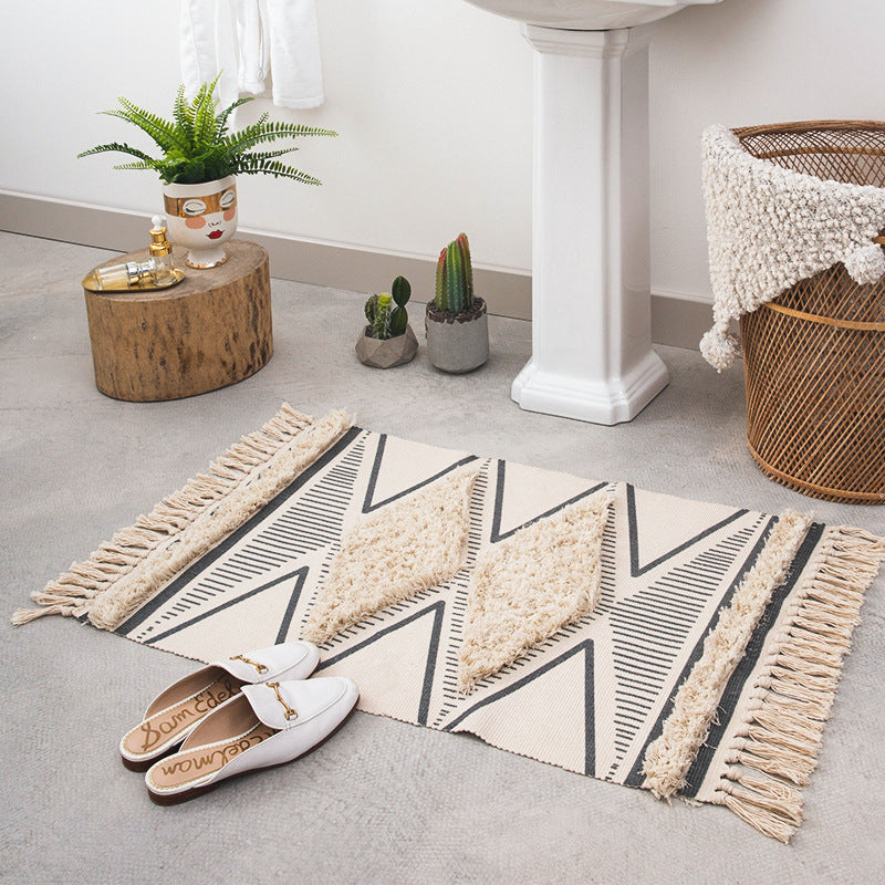 North woven countertop bathroom non-slip floor mat