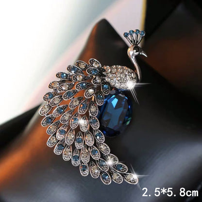 Simple Fashion Peacock Brooch Clothing Accessories