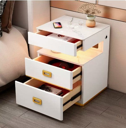 Intelligent Bedside Table Multi-function Speaker With Fingerprint Lock