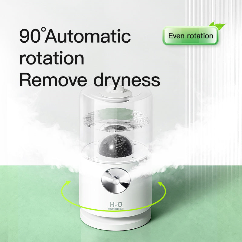 Home Small Smart Rotary Projection Humidifier