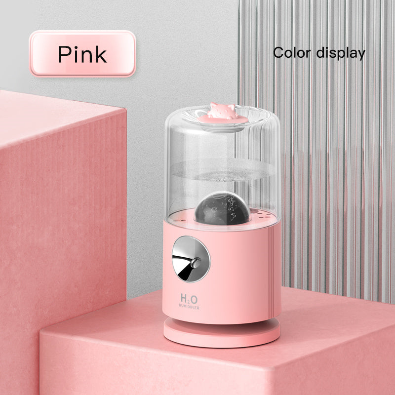 Home Small Smart Rotary Projection Humidifier