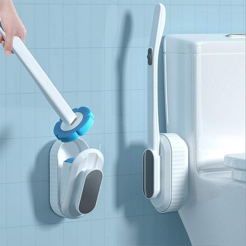 Disposable Toilet Long Handle Brush Bathroom Wall Mounted