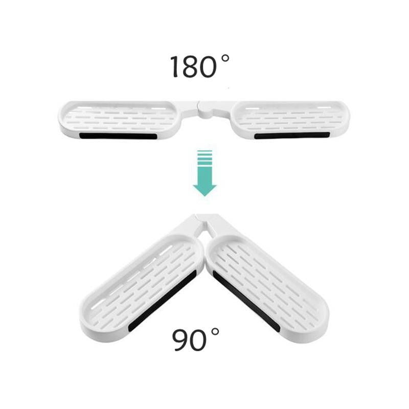 Bathroom Organizing Box Drain Rack No Punching Rotary Rack