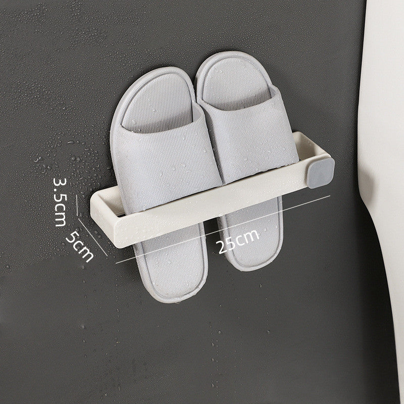 Perforation-free Wall Hanging Bathroom Slippers Rack