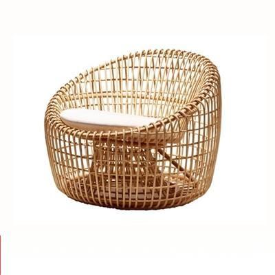 Outdoor Sofa Woven Rattan Chair Tea Table Combination