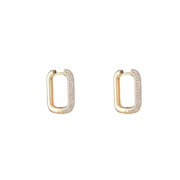 Simple Fashion Earrings Square  Accessories