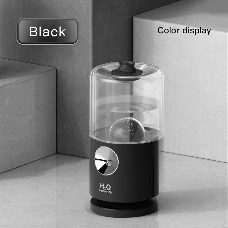 Home Small Smart Rotary Projection Humidifier