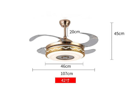 Intelligent Home Living Room Fan Light