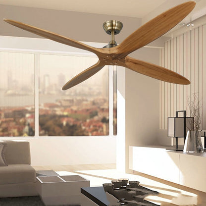 Home Living Room  Solid Wood Fan Industrial Modern European