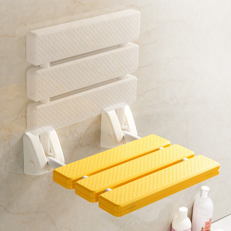 Bathroom Wall Hanging Bath Stool Safe And Non-slipping Bathroom Folding Stool Barrier-free Elderly