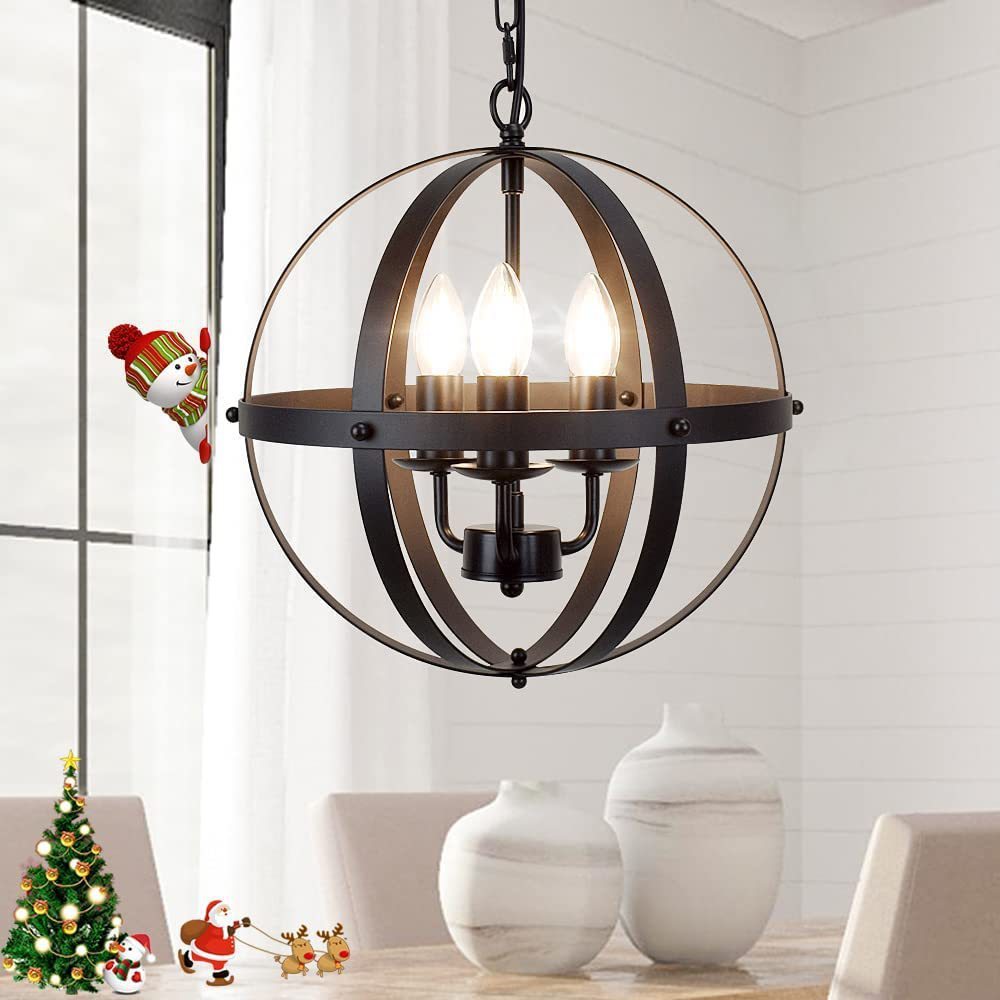 Retro Industrial Style Wrought Iron Lamp Creative Home